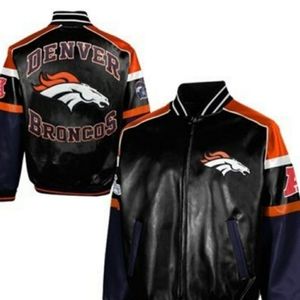 Denver Broncos leather jacket
